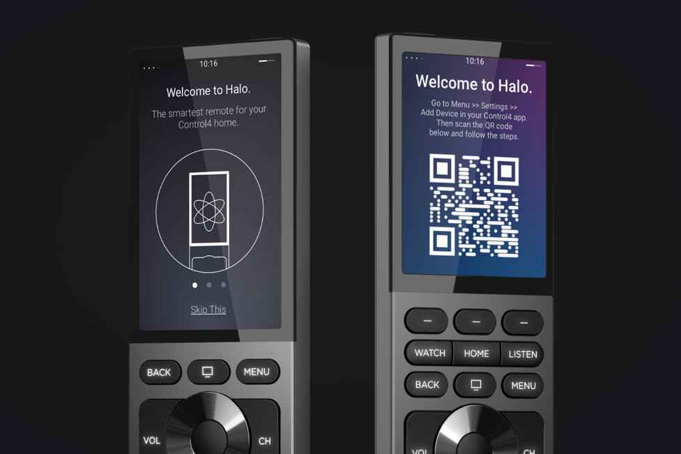 Halo remote with Control4